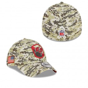 Men's Tampa Bay Buccaneers Camo 2023 NFL Salute To Service 39THIRTY Flex Hat