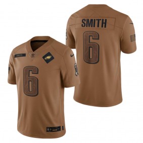 Men's Philadelphia Eagles DeVonta Smith Brown 2023 NFL Salute To Service Limited Jersey