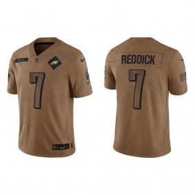 Men's Philadelphia Eagles Haason Reddick Brown 2023 NFL Salute To Service Limited Jersey