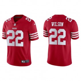 Jeff Wilson San Francisco 49ers Men's Vapor Limited Scarlet Jersey