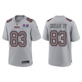 Men's Willie Snead IV San Francisco 49ers Gray Super Bowl LVIII Atmosphere Fashion Game Jersey