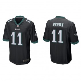 Men's Philadelphia Eagles A.J. Brown Black Game Jersey