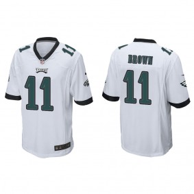 Men's Philadelphia Eagles A.J. Brown White Game Jersey