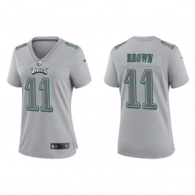 A.J. Brown Women's Philadelphia Eagles Gray Atmosphere Fashion Game Jersey