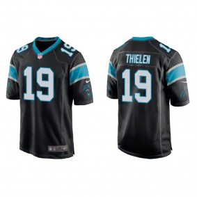 Men's Adam Thielen Carolina Panthers Black Game Jersey