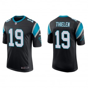 Men's Adam Thielen Carolina Panthers Black Vapor Limited Jersey