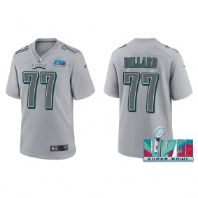 Andre Dillard Men's Philadelphia Eagles Nike Gray Super Bowl LVII Patch Atmosphere Fashion Game Jersey