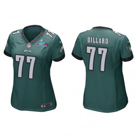 Andre Dillard Women's Philadelphia Eagles Super Bowl LVII Green Game Jersey