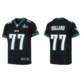 Andre Dillard Youth Philadelphia Eagles Super Bowl LVII Black Game Jersey