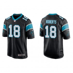 Men's Carolina Panthers Andre Roberts Black Game Jersey