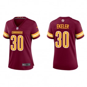 Women's Washington Commanders Austin Ekeler Burgundy Game Jersey