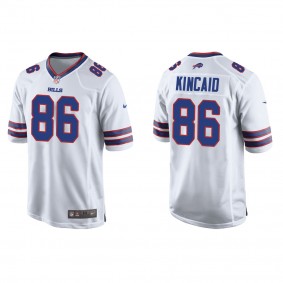 Men's Buffalo Bills Dalton Kincaid White 2023 NFL Draft Game Jersey