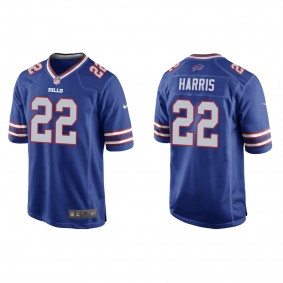 Men's Buffalo Bills Damien Harris Royal Game Jersey