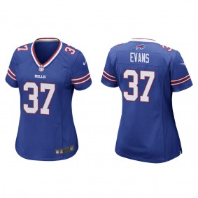 Women's Buffalo Bills Darrynton Evans Royal Game Jersey