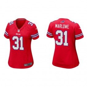 Women's Buffalo Bills Dean Marlowe Red Game Jersey