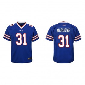 Youth Buffalo Bills Dean Marlowe Royal Game Jersey