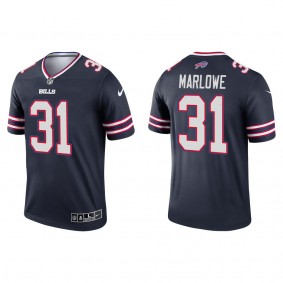 Men's Buffalo Bills Dean Marlowe Navy Inverted Legend Jersey