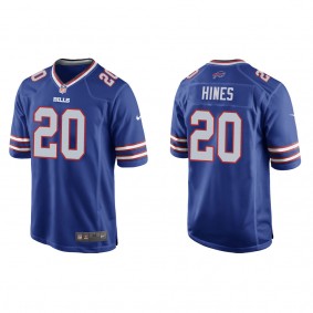 Men's Buffalo Bills Nyheim Hines Royal Game Jersey