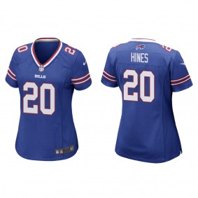 Women's Buffalo Bills Nyheim Hines Royal Game Jersey