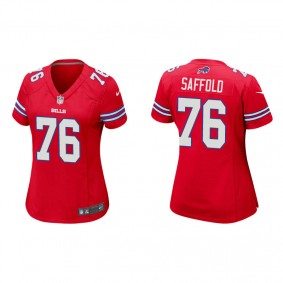 Women's Bills Rodger Saffold Red Game Jersey