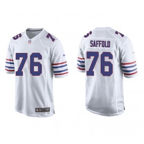 Men's Bills Rodger Saffold White Alternate Game Jersey