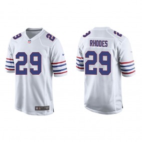 Men's Buffalo Bills Xavier Rhodes White Alternate Game Jersey