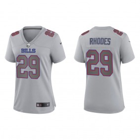 Women's Buffalo Bills Xavier Rhodes Gray Atmosphere Fashion Game Jersey