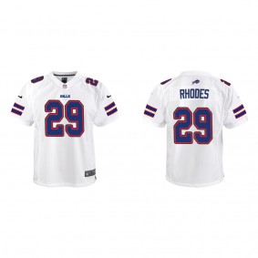 Youth Buffalo Bills Xavier Rhodes White Game Jersey