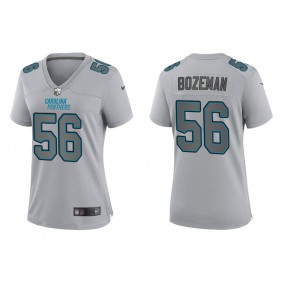 Bradley Bozeman Women's Carolina Panthers Gray Atmosphere Fashion Game Jersey