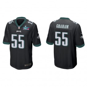 Brandon Graham Men's Philadelphia Eagles Super Bowl LVII Black Game Jersey