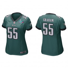 Brandon Graham Women's Philadelphia Eagles Super Bowl LVII Green Game Jersey