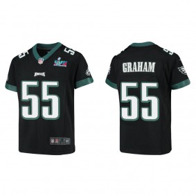 Brandon Graham Youth Philadelphia Eagles Super Bowl LVII Black Game Jersey