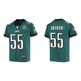 Brandon Graham Youth Philadelphia Eagles Super Bowl LVII Midnight Green Game Jersey