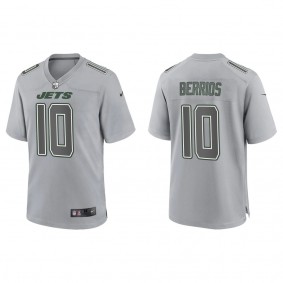 Braxton Berrios Men's New York Jets Gray Atmosphere Fashion Game Jersey