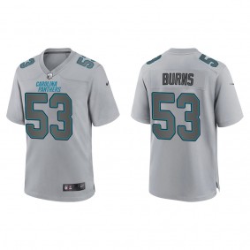 Brian Burns Carolina Panthers Gray Atmosphere Fashion Game Jersey