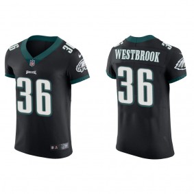 Brian Westbrook Men's Philadelphia Eagles Nike Black Vapor Elite Jersey