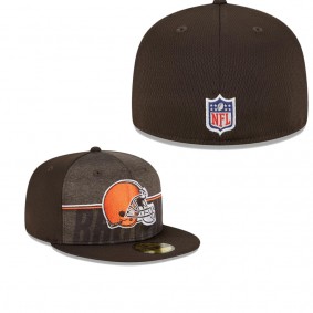 Men's Cleveland Browns Brown 2023 NFL Training Camp 59FIFTY Fitted Hat