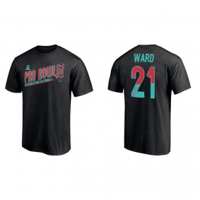 Men's Cleveland Browns Denzel Ward Black 2022 AFC Pro Bowl T-Shirt