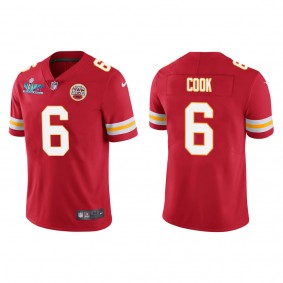 Bryan Cook Men's Kansas City Chiefs Super Bowl LVII Red Vapor Limited Jersey