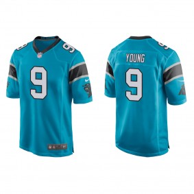 Men's Carolina Panthers Bryce Young Blue 2023 NFL Draft Jersey