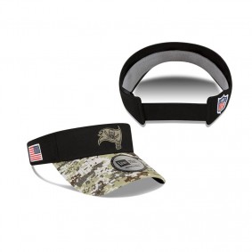 Tampa Bay Buccaneers Black Camo 2021 Salute To Service Visor