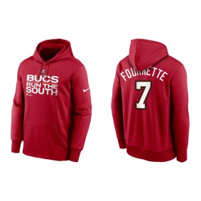 Men's Tampa Bay Buccaneers Leonard Fournette Charcoal 2021 NFL Playoffs Lights Action Hoodie