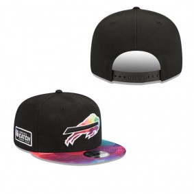 Men's Buffalo Bills Black 2023 NFL Crucial Catch 9FIFTY Snapback Hat