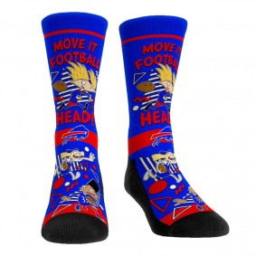 Buffalo Bills Rock Em Socks NFL x Nickelodeon Hey Arnold Crew Socks