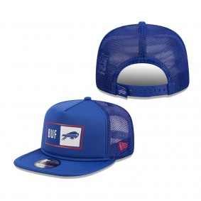 Men's Buffalo Bills New Era Royal Balanced Trucker 9FIFTY Snapback Hat