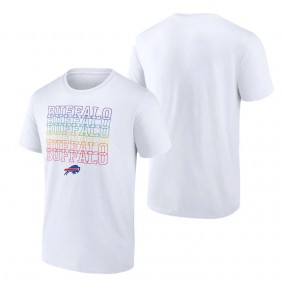 Buffalo Bills Fanatics Branded White City Pride Logo T-Shirt