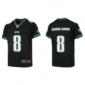 Youth Philadelphia Eagles C.J. Gardner-Johnson Black Game Jersey