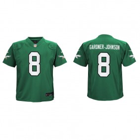 Youth Philadelphia Eagles C.J. Gardner-Johnson Kelly Green Alternate Game Jersey