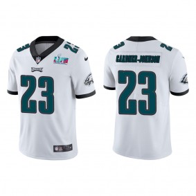 C.J. Gardner-Johnson Men's Philadelphia Eagles Super Bowl LVII White Vapor Limited Jersey