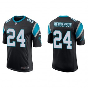 Men's Carolina Panthers C.J. Henderson Black Vapor Limited Jersey